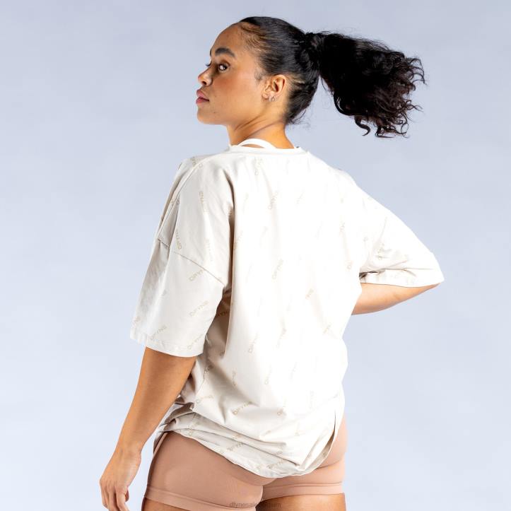 Dfyne toppenherleef kenmerkende oversized t 6B8F140