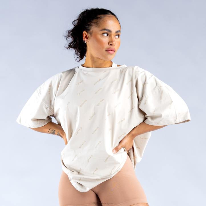 Dfyne toppenherleef kenmerkende oversized t 6B8F140