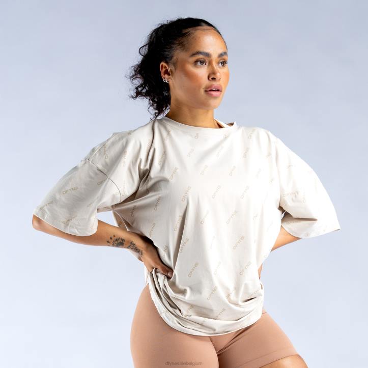 Dfyne toppenherleef kenmerkende oversized t 6B8F140