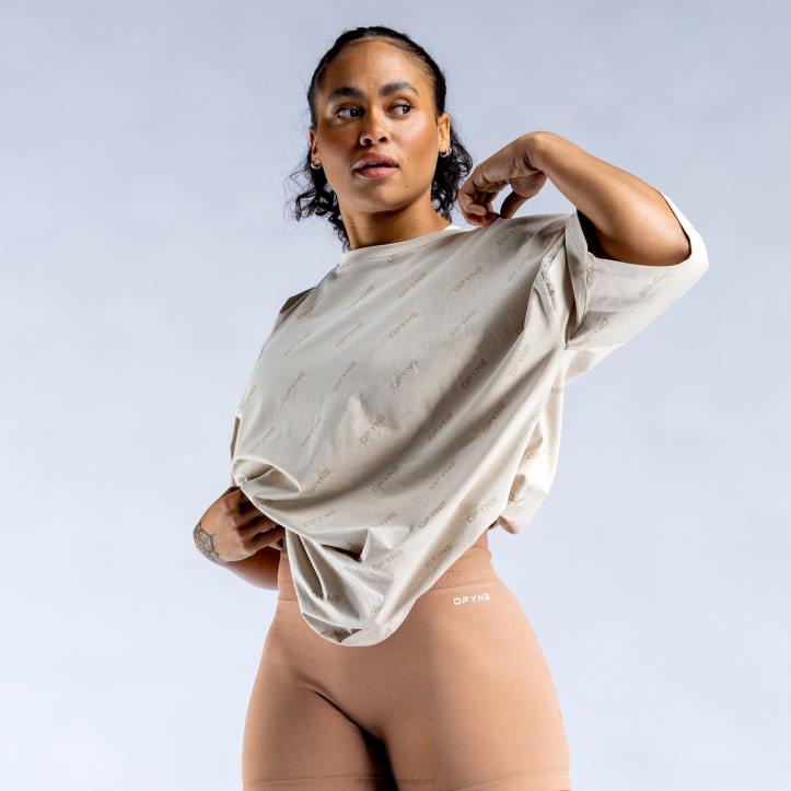 Dfyne toppenherleef kenmerkende oversized t 6B8F140