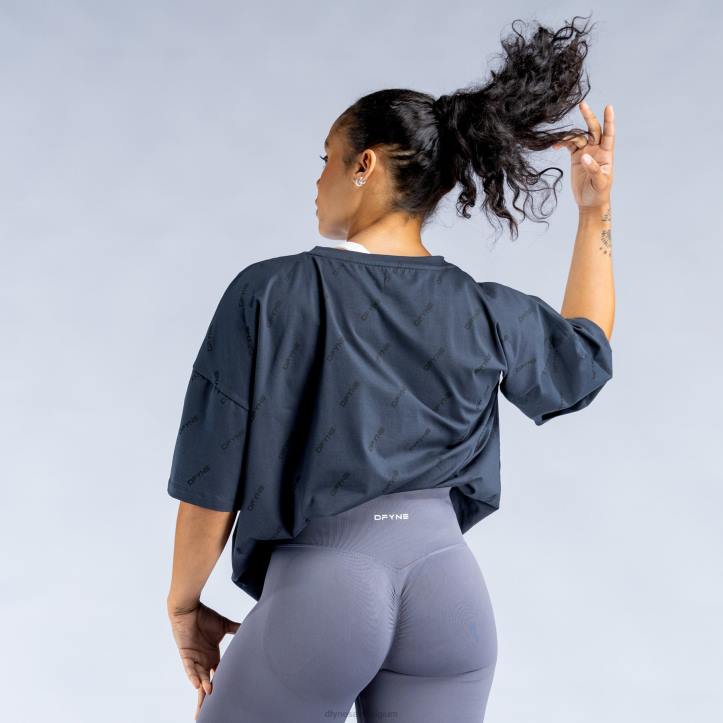 Dfyne toppenherleef kenmerkende oversized t 6B8F50